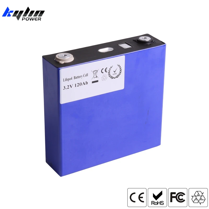 

3.2V 120Ah Lifepo4 Lithium ion Iron Phosphate Cell Aluminum Shell with 6 mm Pole for 24V 36V 48V 60V Battery Pack Assembly 3C