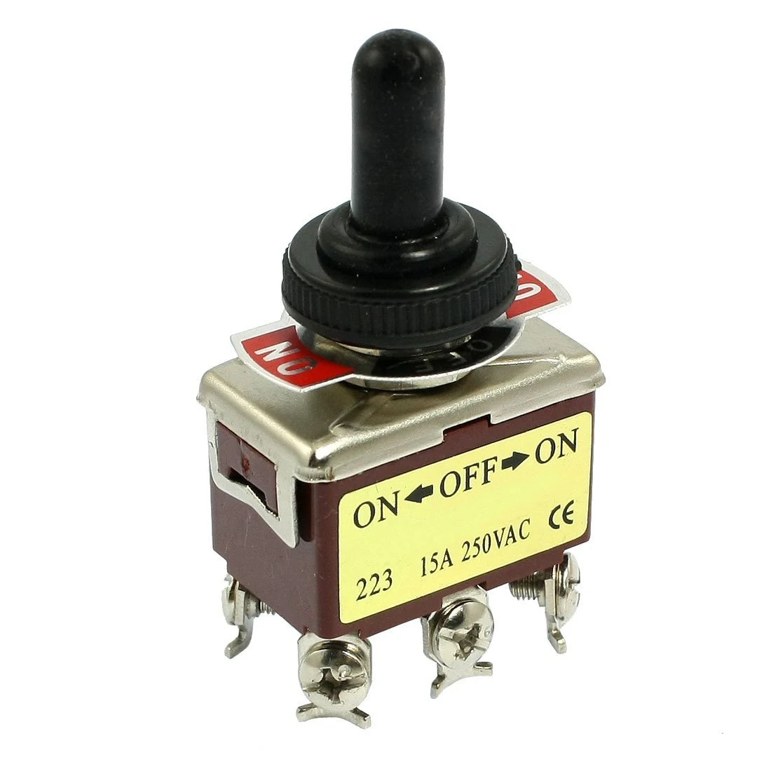 On Off On Mini Toggle Switch Wiredin Rocker Switches From