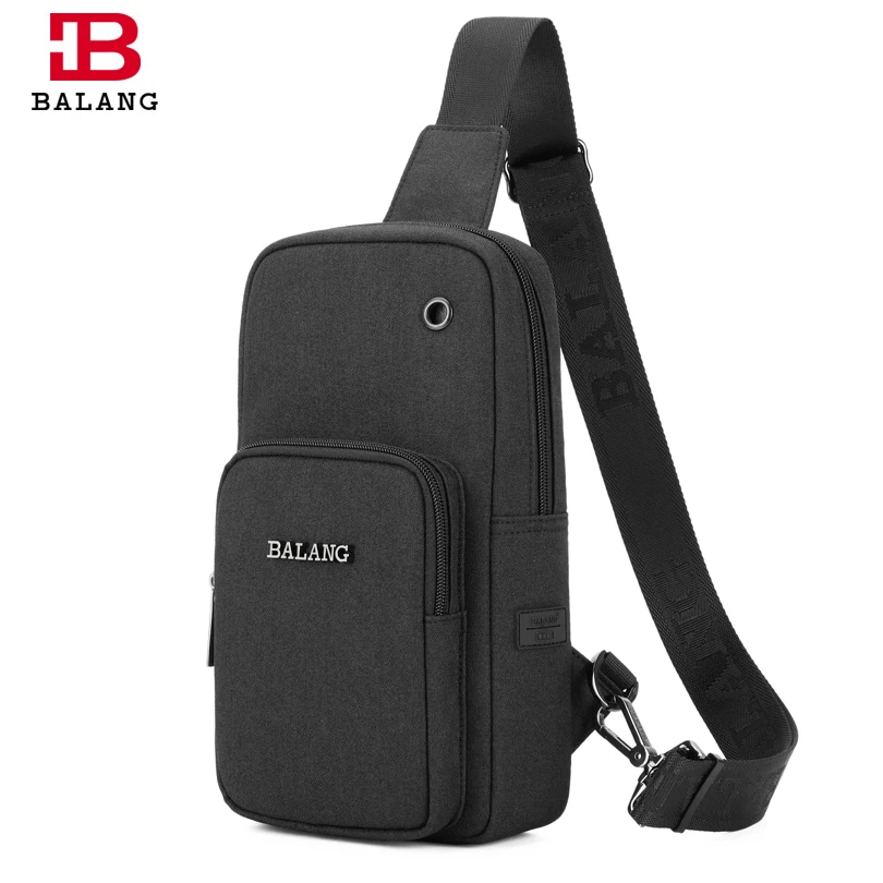 

BALANG Brand Men Travel Chest Messenger Bag for 7.9'' Ipad Waterproof Travel Shoulder Bags Light Weight Casual Crossbody Bags