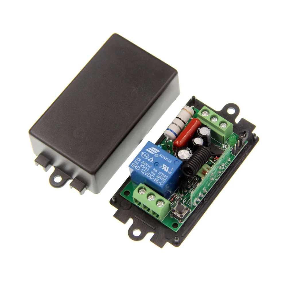AC 220V 110V 1 CH 1CH RF Wireless Remote Control Switch System Toggle Momentary Latched 315