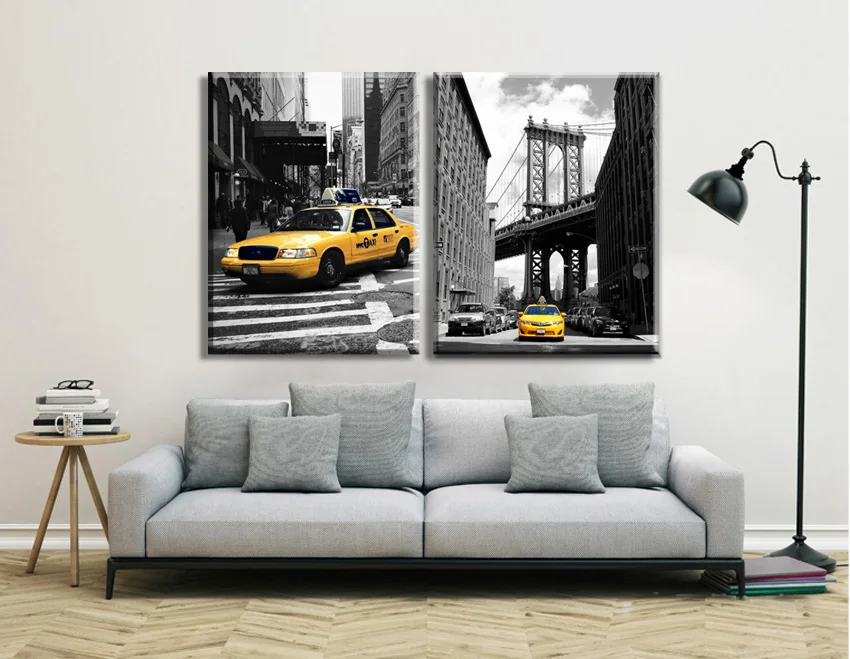 Home Decor Modern Canvas Painting New York City Pictures Black And Home Decor Modern Canvas Painting New
