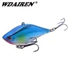 1 pièces Vib vibration pêche leurre 65mm 13.5g naufrage Jerkbait hiver glace dur appâts Wobblers avec triple crochet matériel de pêche ► Photo 1/6