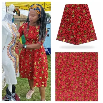 

African Print Fabric 6 Yards Of African Fabric Wholesale African Veritable Wax Prints Fabric 100%cotton Wax Ankara Wax Fabric