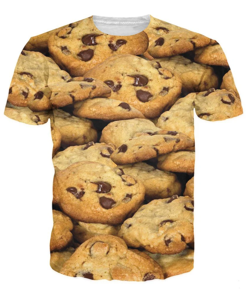 new Arrive Cookies V2 T Shirt Fashion T shirt 3d t shirt Summer Style