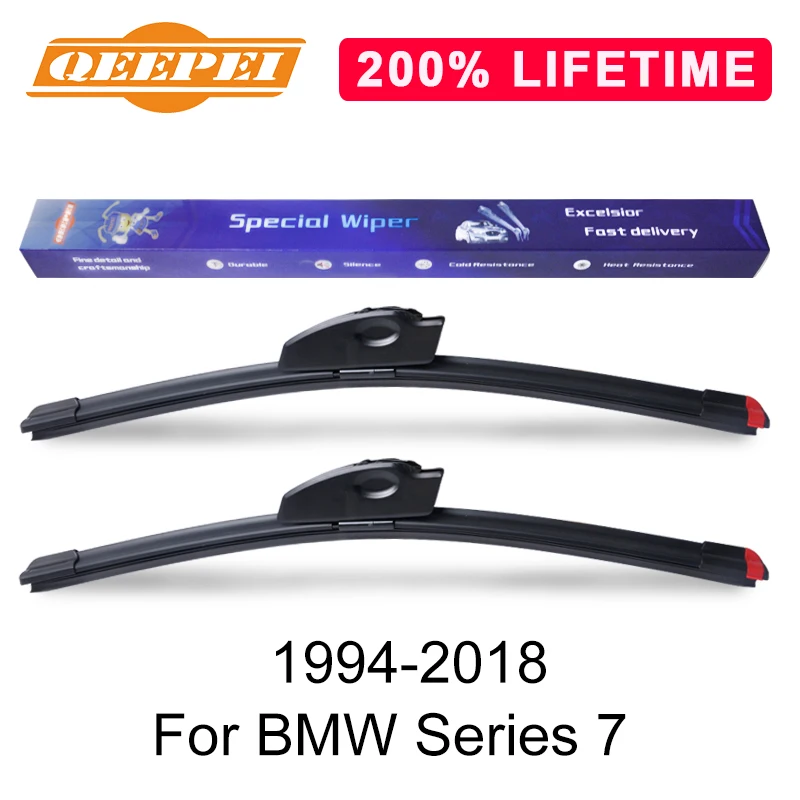QEEPEI Сменные щетки стеклоочистителя для BMW серии 7 1994-2001 2015-2018 лобовое стекло