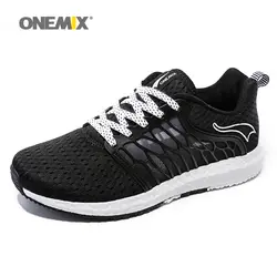 ONEMIX Новые Unisex кроссовки Обувь с дышащей сеткой Для мужчин Спортивная обувь супер легкий открытый Для женщин любителей спорта обувь