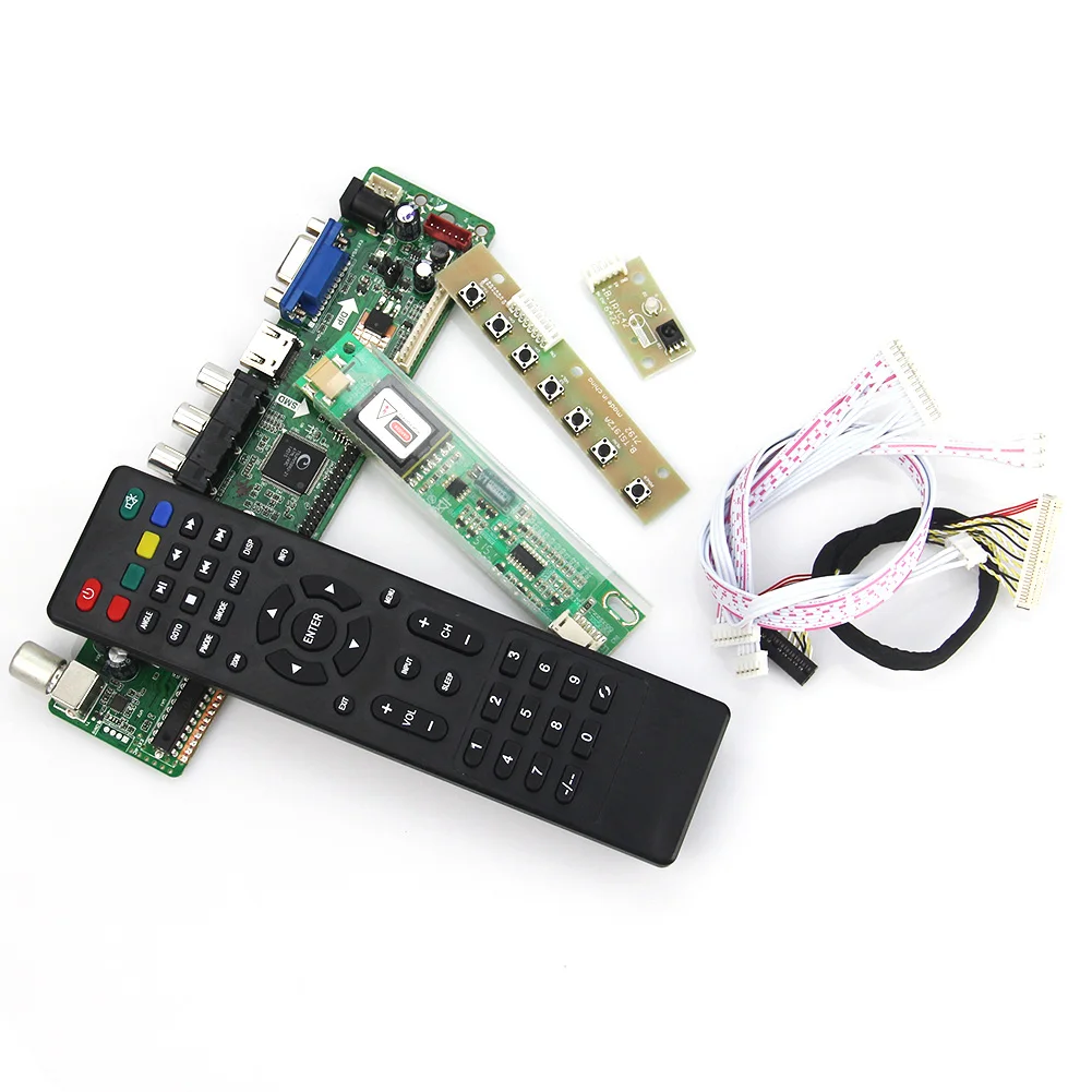 T. VST59.03 LCD/LED плата драйвера контроллера для LTN154XA L01 CLAA154WB05AN (ТВ + HDMI VGA CVBS USB) LVDS