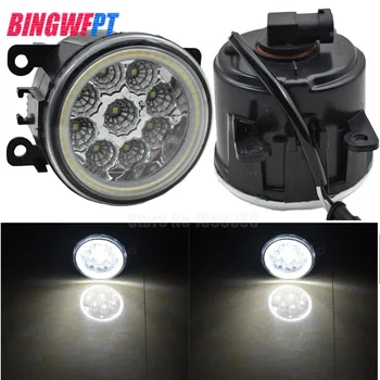 

2x Car-styling 12V Fog Lamps Lighting LED Lights with Angel eye H11 For Mitsubishi Outlander XL 2007-2013 For ASX 2013 2014 2015