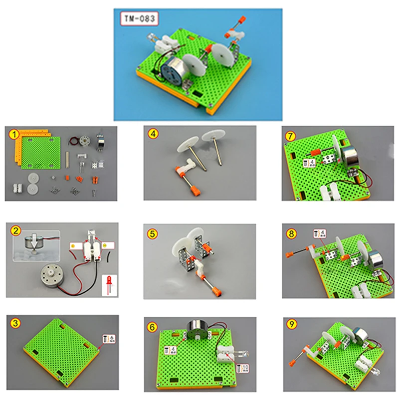 DIY Science Gizmo ручной генератор Детский пазл сборный набор простой физический эксперимент Обучающие ресурсы