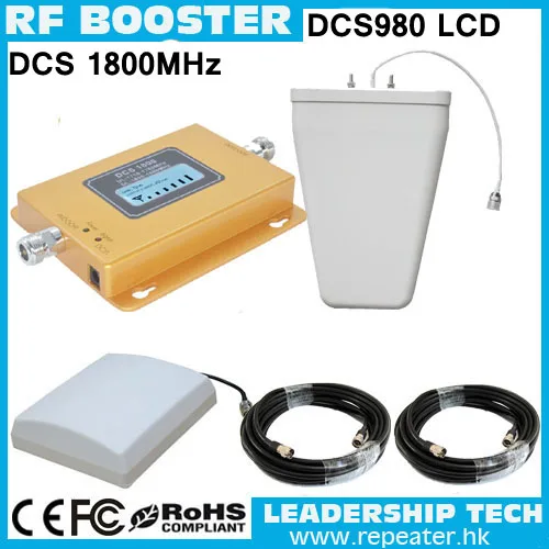 RF 300sqm CoverDCS980 GSM 1800 МГц сотовая связь Мобильный/повторитель сигнала для сотового телефона усилитель детектор сплиттеры