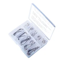 50 шт./лот 3#-12# углеродистая сталь рыболовный крючок, рыболовные Крючки прочные рыболовные крючки с отверстием для ловли карпа