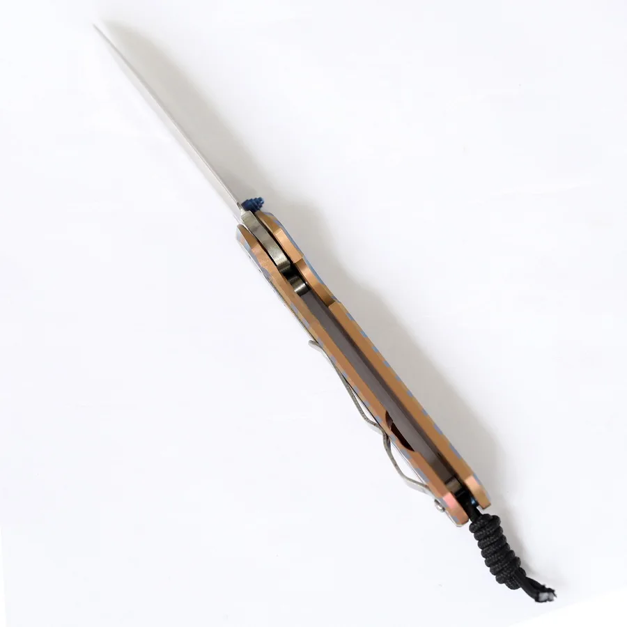 GODFUR Малый Sebenza 21 складной нож VG10 лезвие титановая ручка Универсальный Открытый Отдых Охота Рыбалка выживания карманные ножи