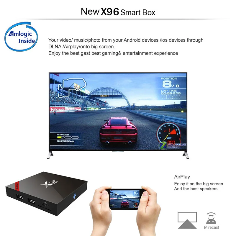 IP tv Европа Smart tv box X96W S905X 1 год король Отт IP tv Бесплатно для немецких арабских французских XXX каналы для взрослых X96W tv Box