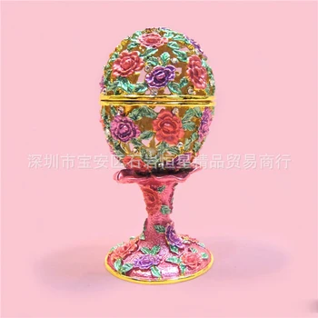 

European painting crafts, metal craftsShell Egg-shaped flowers,desktop Decoration home ornaments gift(A409)