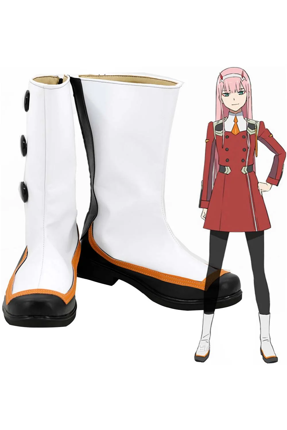 DARLING in the FRANXX Zero Two Code002 Cosplay Boots 02 Cosplay Shoes Zero Two 02 Accessories (4)