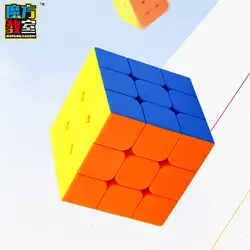 MoYu mofangjiaoshi MF3S магический куб наклейка меньше скоростные кубики матовые поверхности головоломки часы-кольцо с крышкой игрушка для детей