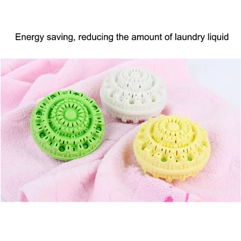

2 Pcs Eco Green Magic Laundry Ball Anion No Detergent Wash Wizard Washing 66CY