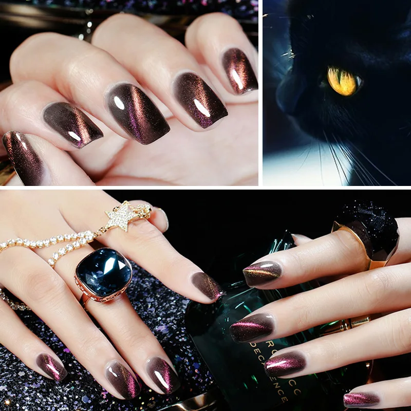 Azure Beauty Magical Chameleon Magnetic Nail Gel Polish 12ML 3D Cat Eye Effect Soak-off UV Gel Need Magnet Stick Nail Gel