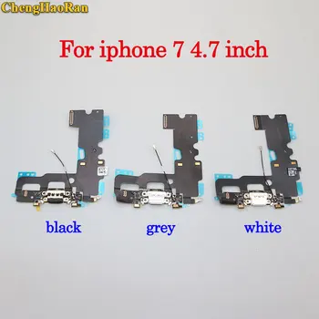 

ChengHaoRan Original USB charging port dock For iphone 7/7G 4.7 inch USB Plug Charger connector Replacement parts
