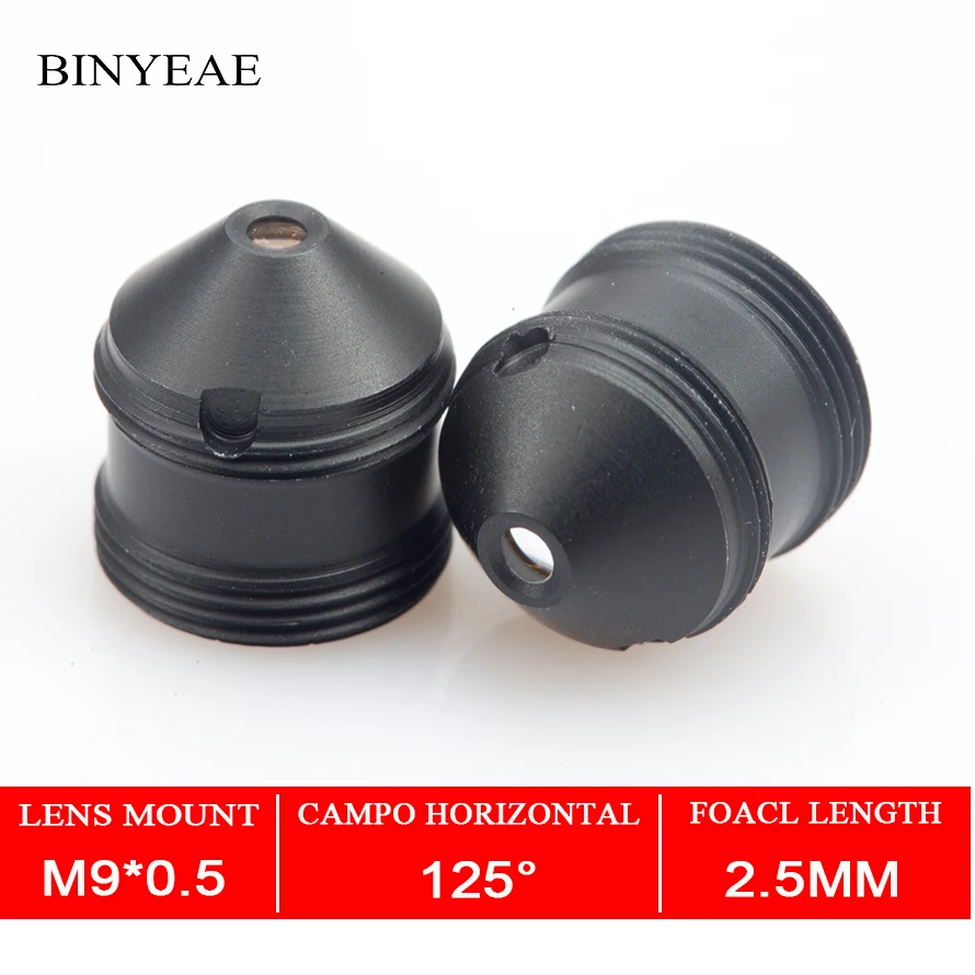 

BINYEAE M9 LENS FL 2.5mm Pin hole lens for 1/3 CCD with F2.0 Mini CCTV HD 2.0Megapixel Lens for security cameras lens