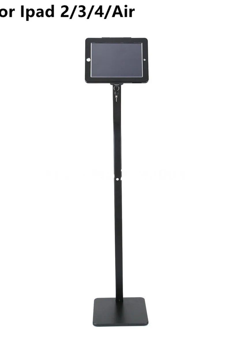 para o Ipad Polegadas com Cerco de Travamento Seguro do Quiosque da Tela do Fechamento do Assoalho de 9.7 Pro Suporte no Banco ou Hotel 2 – 3 4 ar