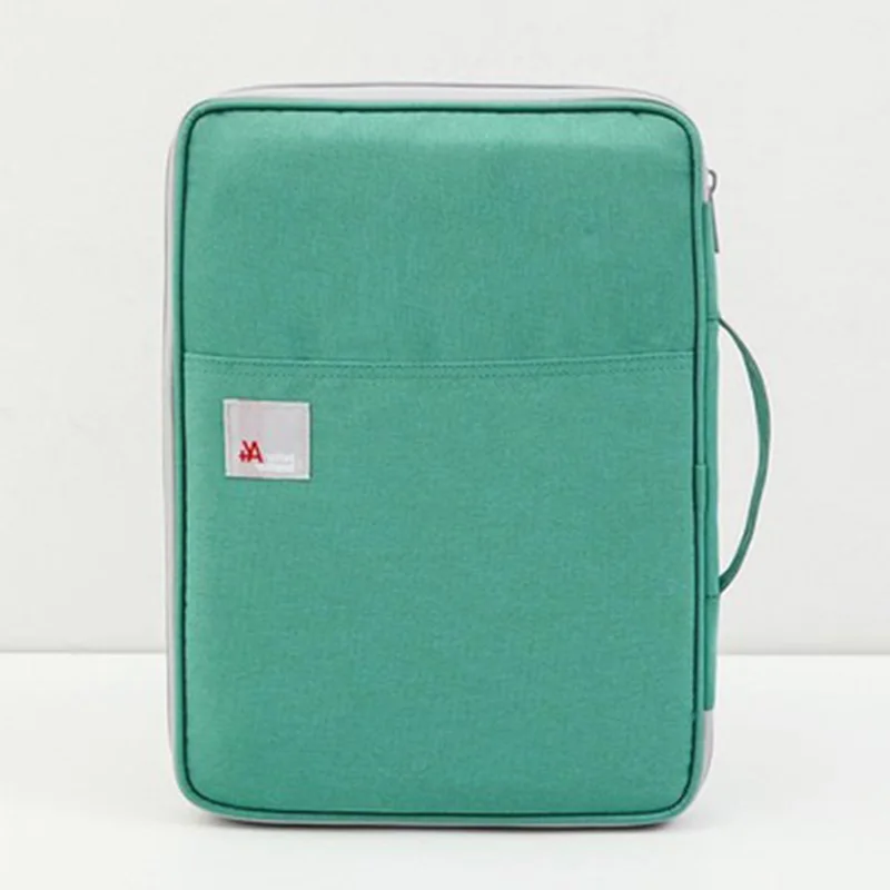 Многофункциональные сумки для документов формата А4, продукция для подачи документов, портативный водонепроницаемый Оксфордский матерчатый мешок для хранения для ноутбуков, ручек, компьютеров - Цвет: Green