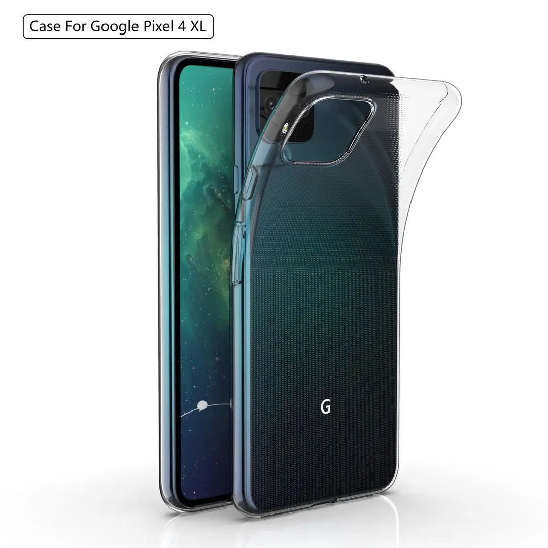 Для Google Pixel 4 XL 4XL чехол для телефона ультра-тонкий прозрачный ТПУ Силиконовый Fundas