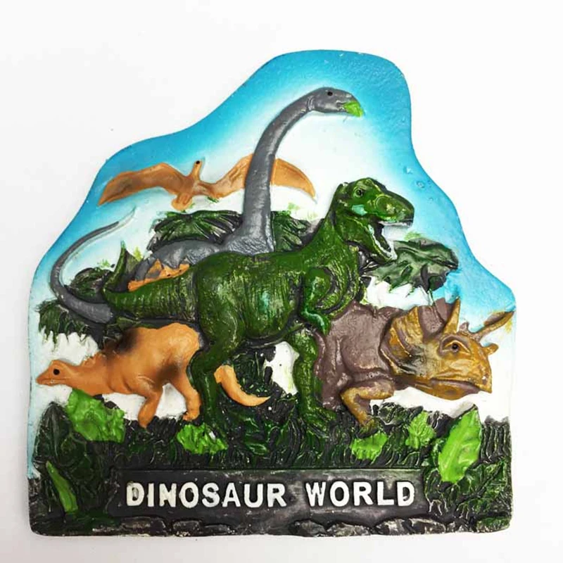Tampa Dinosaur, Florida, USA 3D Fridge World Tourism Souvenirs