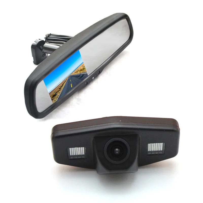 

Vardsafe VS172R | Reverse Backup Camera + Replacement Rear View Mirror Monitor for Honda Accord Pilot Civic Odyssey