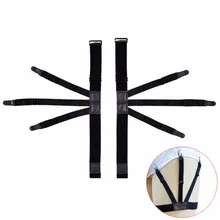 2 шт./компл. Эластичные подтяжки для носков Черные новые пластиковые запорные зажимы рубашка держатель ремень Регулируемый эластичный