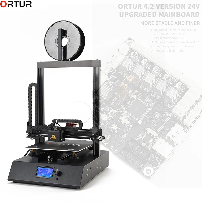 

China 3d Printer Kit Large Printer Size 260*310*305MM Cheap Metal 3D Printer with 10MFilament+16GB TF card as Gift Made in China
