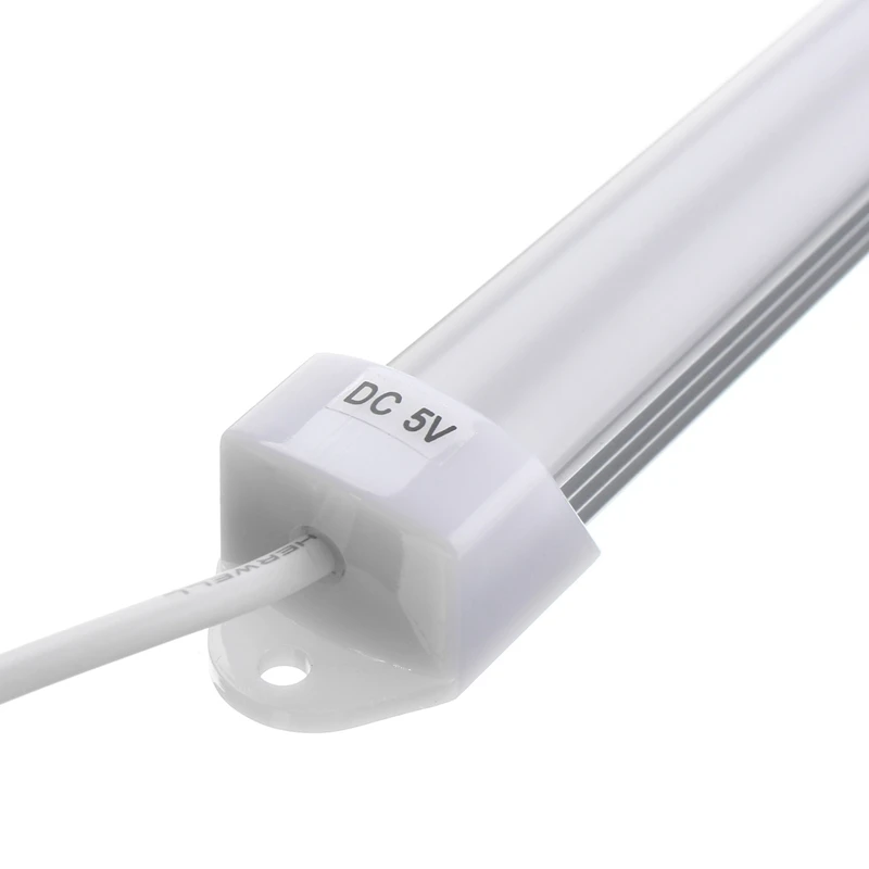 52 см молочно-В виде ракушки Портативный USB DC 5 В 36 свет бар Жесткий Газа Бар Light 5630 SMD трубки свет лампы с включения/выключения