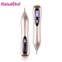 Raiuleko уход за кожей плазменная ручка моль машина для удаления татуировки ЖК-лазер развертки темное пятно ручка лица веснушки тег устройство для удаления бородавок
