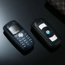 Супер мини модель автомобиля BMW ключ дизайн мобильного телефона для ребенка Dual Sim Bluetooth циферблат крошечные Размеры Magic Voice Changer low Radiation