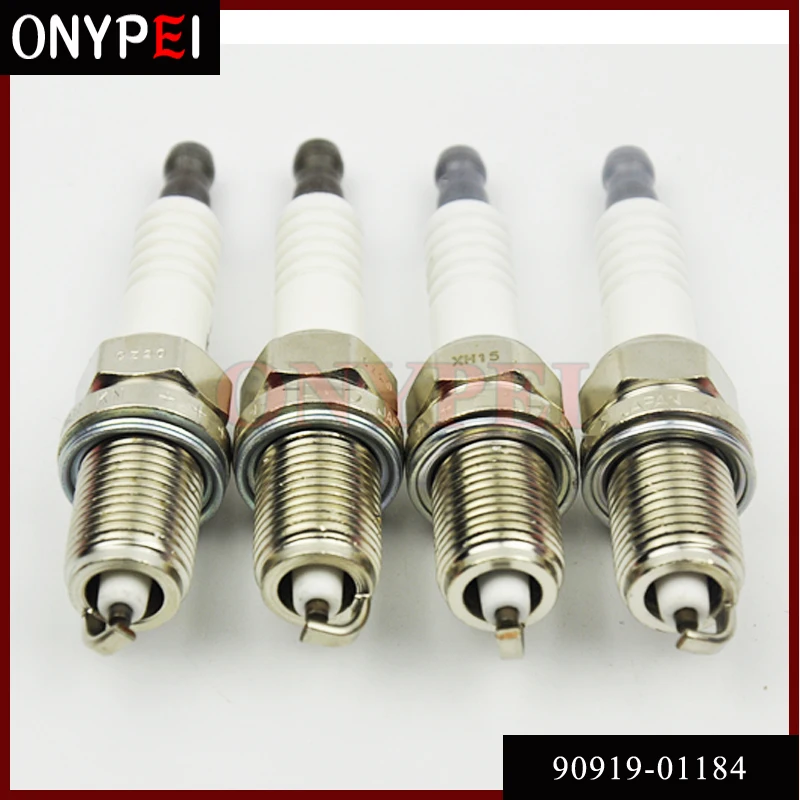 4x 90919-01184 K20R-U11 обычные свечи зажигания для Toyota Yaris Rav4 Camry Mark2 Mr2 9091901184 K20RU11 |