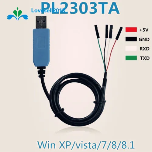 Pl2303ta USB TTL to rs232 Converter Serial Cable Module for Win 8 XP Vista 7 8.1 
