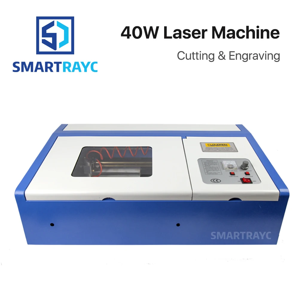 

Smartrayc 40W CO2 Laser Engraving Cutting Machine Engraver Cutter USB Port High Precise