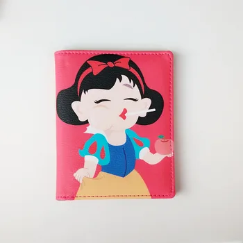 

Cutee Princess Travel Passport Cover Wallet Travel us Multifunction Credit Card Package ID Holder Storage Clutch Money Bag