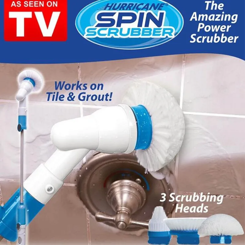 Billige 15%, heißer Echte Elektrische Turbo Peeling Lange Griff Reinigung Pinsel Multi funktion Drahtlose Lade Pinsel Haushalt Reinigung Werkzeuge
