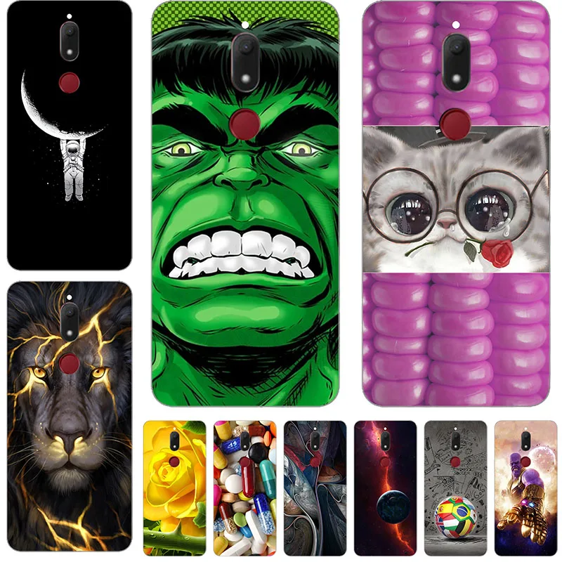 

Silicone Case For Coque Wiko View Prime Case For Wiko View Prime Cover Capa Funda Soft Silicone Painting Cases Animal Patterned