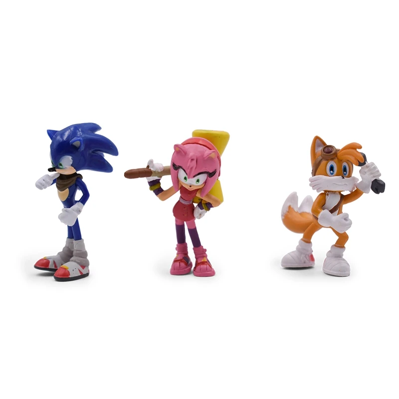 Игрушечные фигурки персонажей из аниме Sonic 6 шт./компл. стрела 4 го поколения