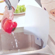 1 шт. водяные Брызговики для раковины кухонные принадлежности раковина умывальник ПВХ Щитки Белый Цвет кухонный инструмент