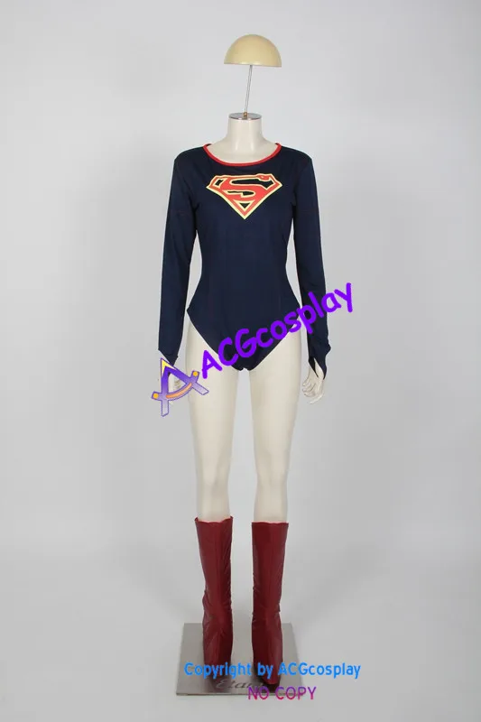 Супердевочка Косплей костюмы Супер вашу девочку от DC comics ACGcosplay костюм