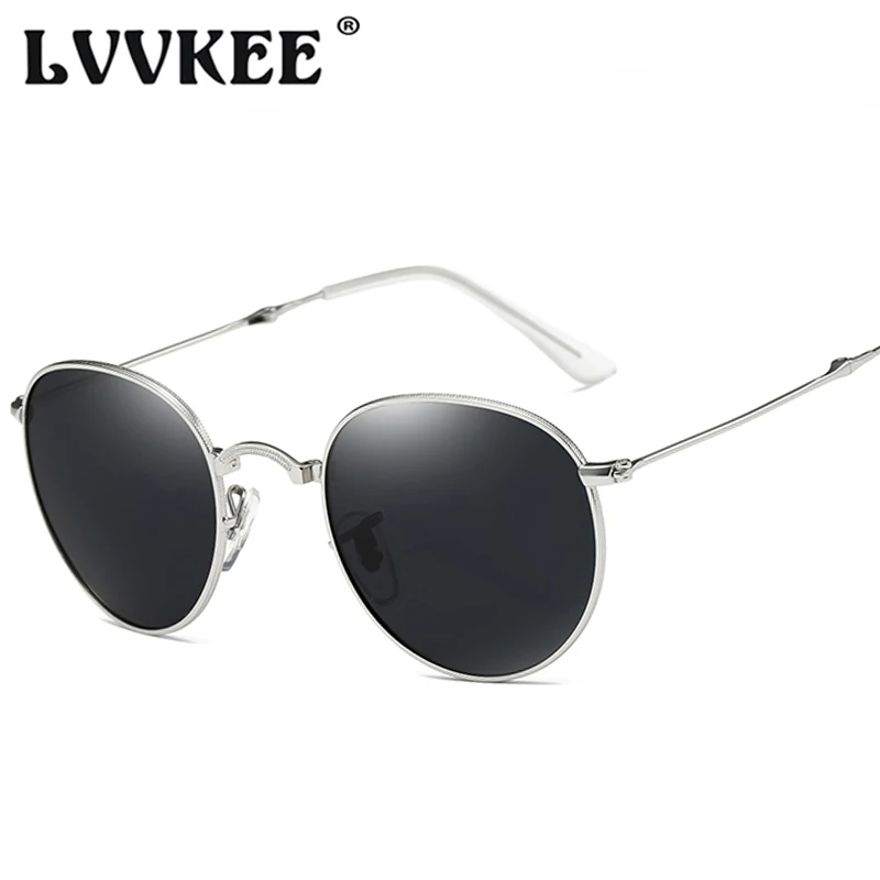 LVVKEE 2019 круглые складные солнцезащитные очки мужские и женские ретро