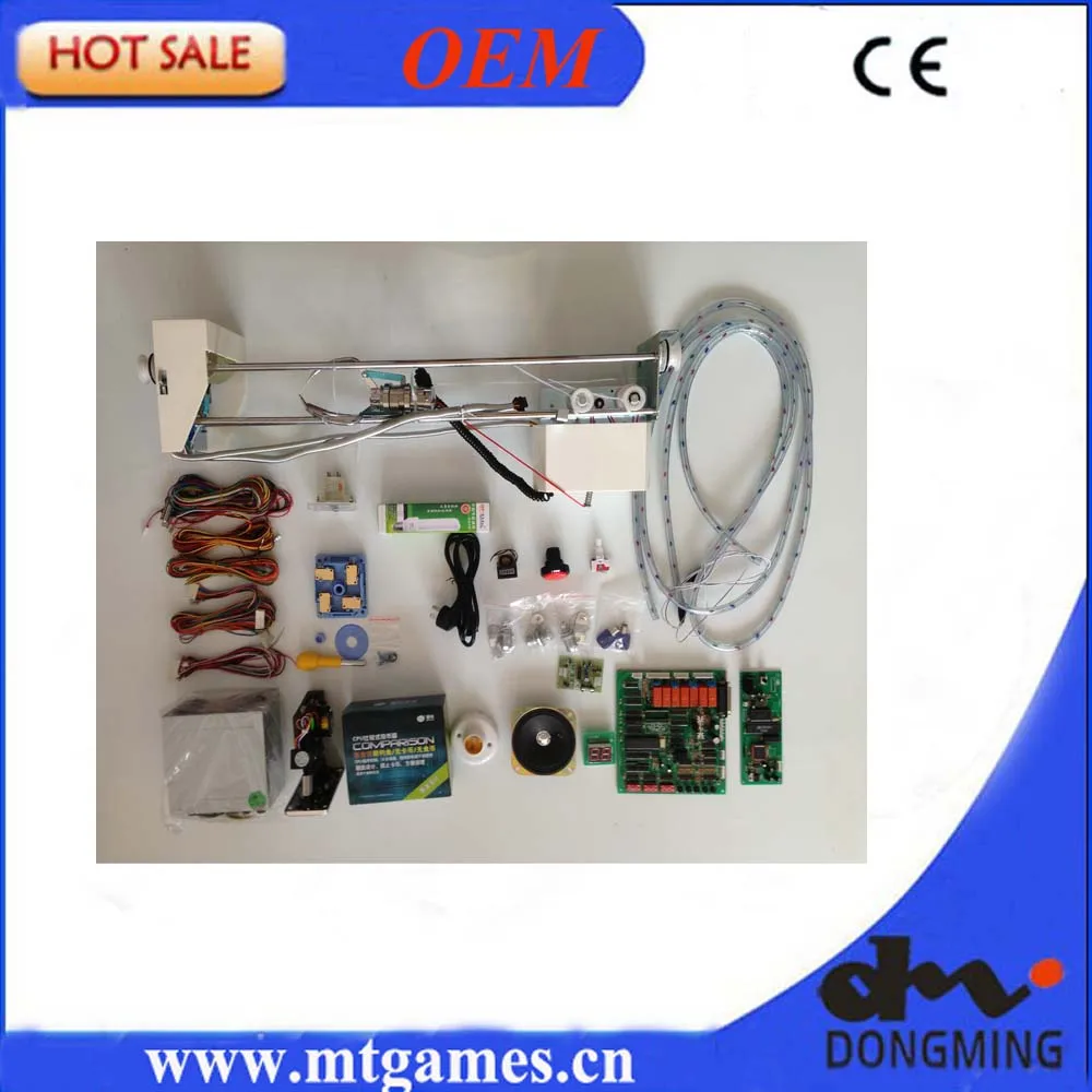 

High quality Taiwan Main board Toy Crane Machine Kits With Mechanism, PCB, Wire Cable,Coin Acceptor,Joysticks etc
