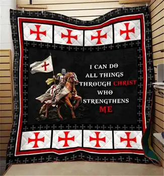 

Summer 3D Printed knights Temp Quilt Blanket For Kids Adult Bedding Throw Soft Warm Office Thin Blanket Cotton Quilt King Size