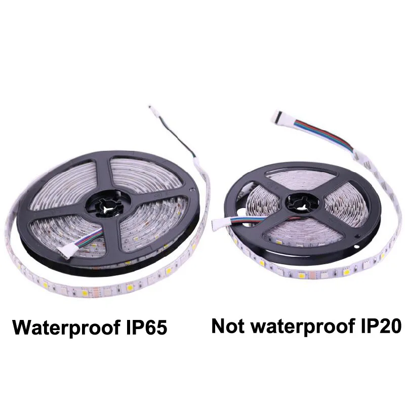 20 метров светодиодный гибкий ленточный wifi смартфон управление приложением 5050 RGBW RGBWW ленточный светильник IP20 IP65 Водонепроницаемый 5 м/рулон 60 светодиодный/м