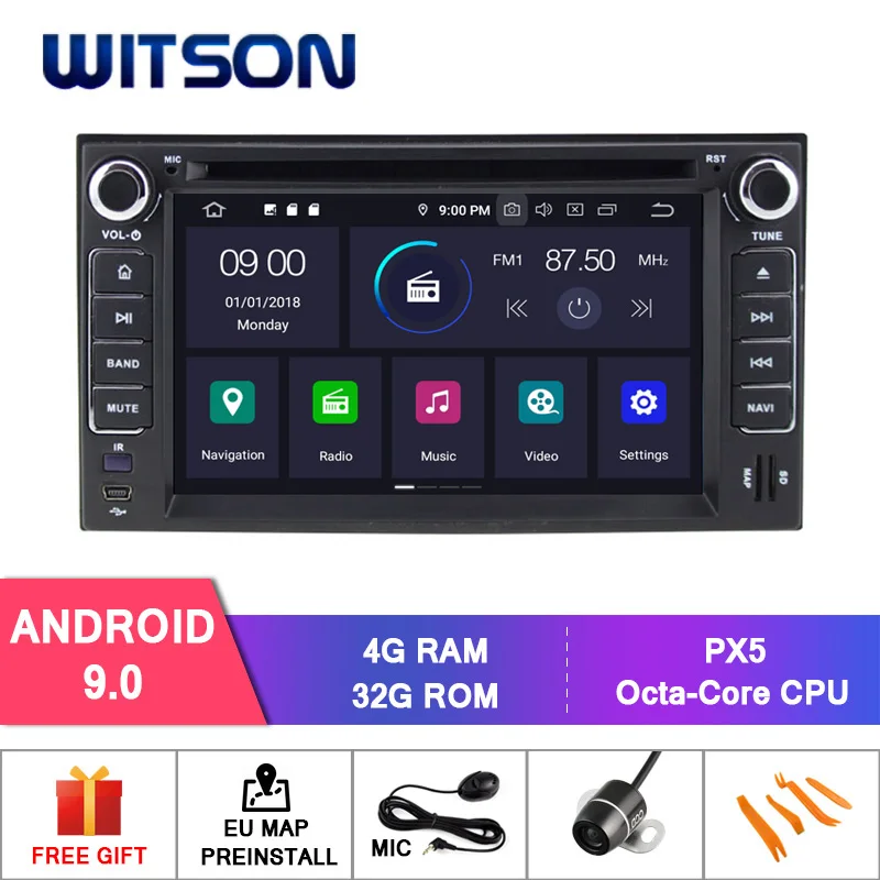 

WITSON Android 9.0 Octa- core (Eight-core) 4G RAM CAR DVD PLAYER GPS For KIA CERATO/SPORTAGE/SORENTO/SPECTRA car radio audio