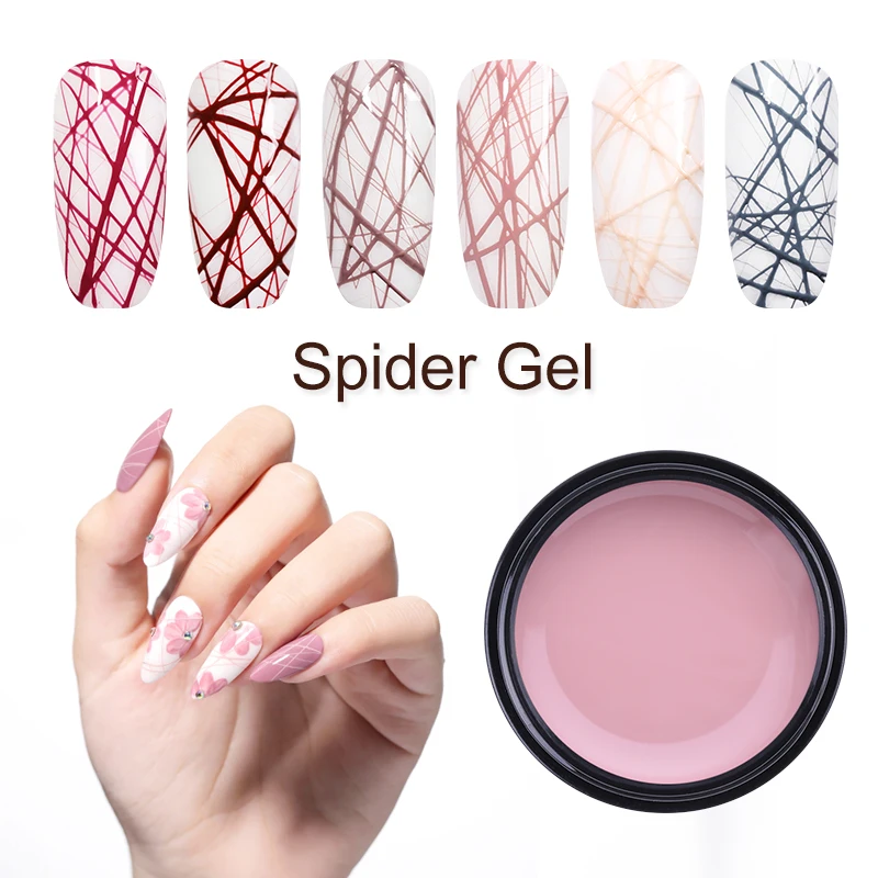 

UR SUGAR 7ml Elastic Drawing Spider Gel Nail Polish Painting Soak Off UV Gel Varnish Spider Gel Lacquer Nail Art DIY Manicure