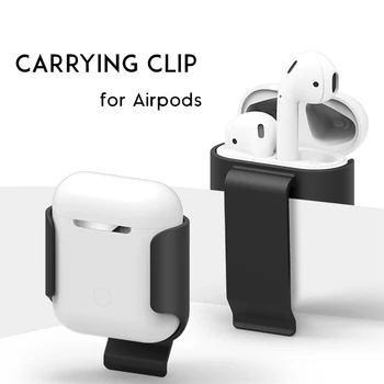 

Carrying Clip Case for Apple Airpods Bracket Belt Clip Pocket Holder Accessory for Apple Air Pods Ultra-Light Earphone Case